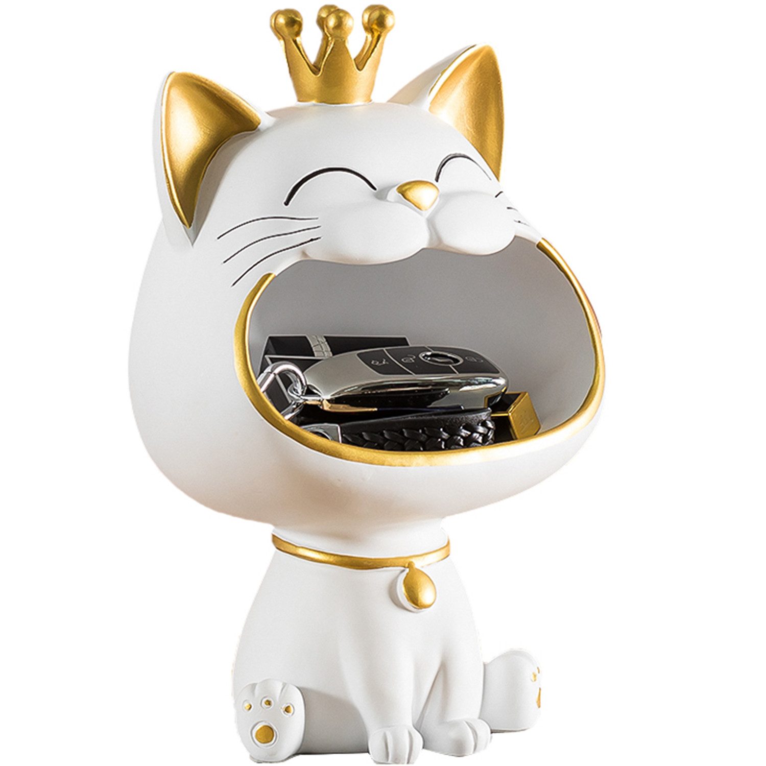 Refined Living Dekoschale Katze Deko Lachende günstig online kaufen