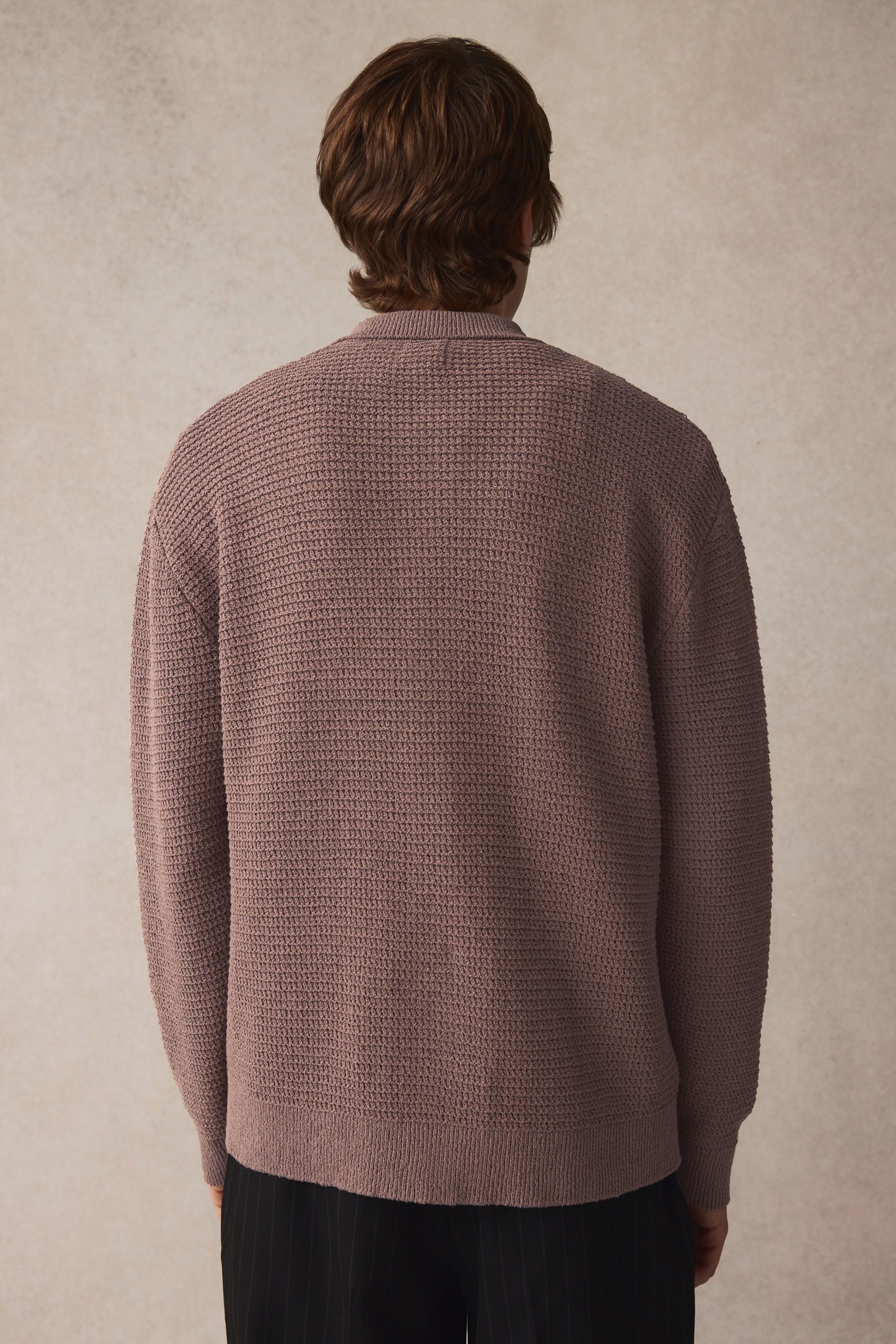 Next Strickjacke Relaxed Fit Hemdjacke mit Häkelstruktur (1-tlg) günstig online kaufen