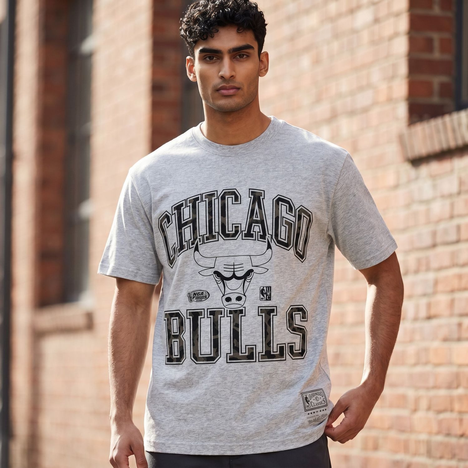 Mitchell & Ness Print-Shirt LEOPARD Chicago Bulls