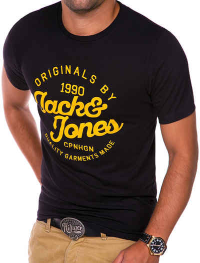 Jack & Jones T-Shirt JJJORMIXTEE Herren mit Print O-Neck