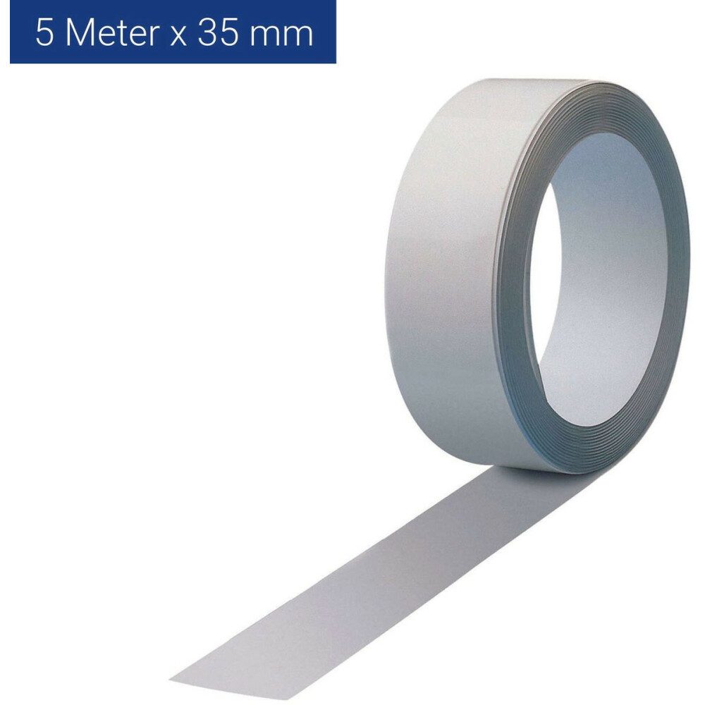 Maul Magnethalter Maul 62110-02 Ferro-Band selbstklebend, 500 x 3,5 cm, Weiß (1-St)