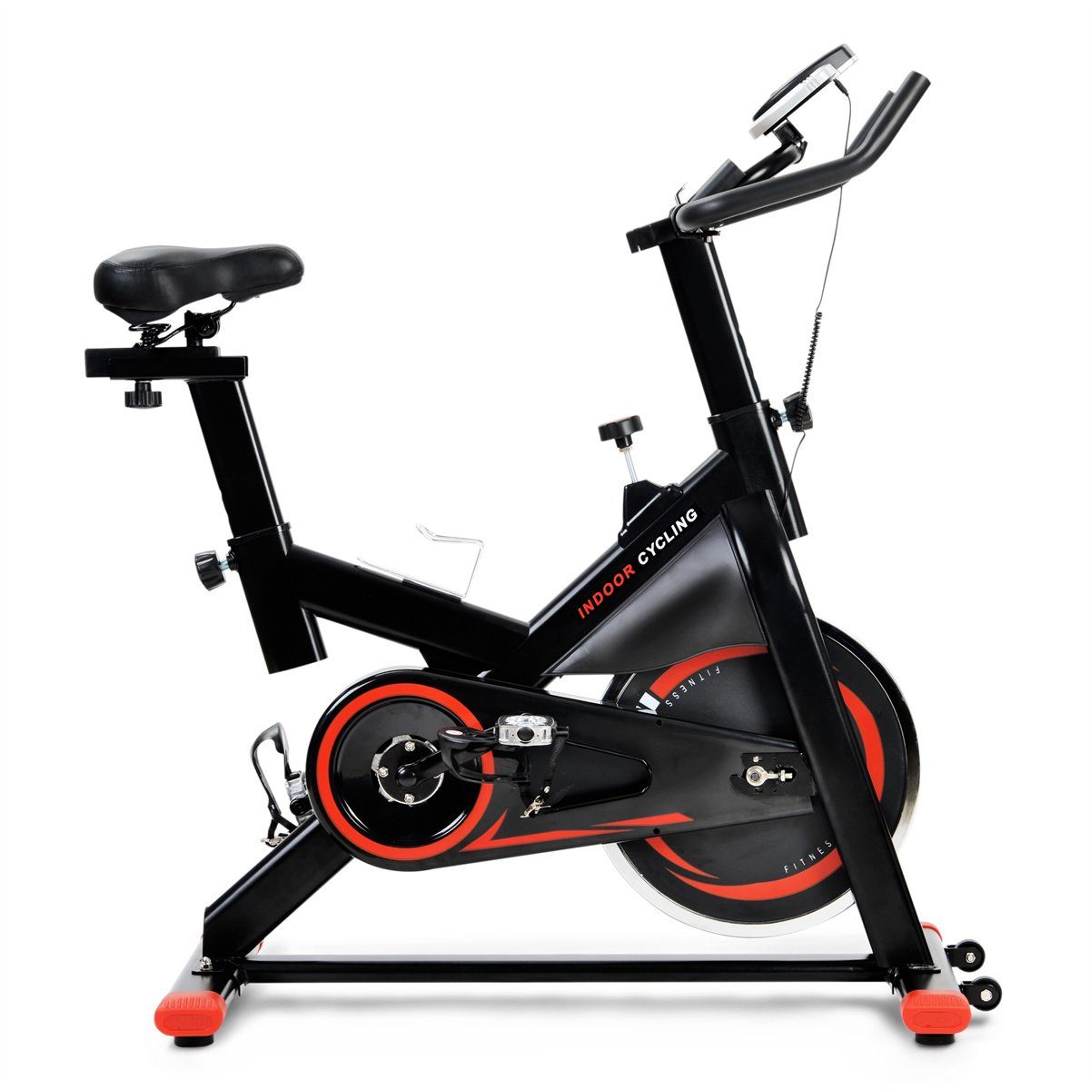 Speedbike Heimtrainer Ergometer Indoor Cycling Fitnessbike 120KG LCD Monitor Gym 