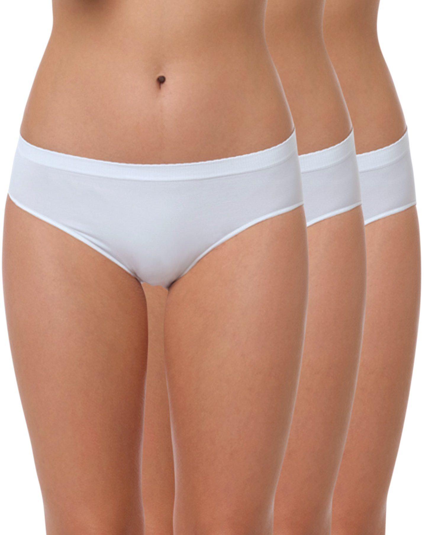 Yenita® Slip (3-St) in angenehmer Microfaserqualität weiss