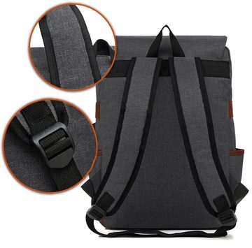 AKKEE Laptoprucksack Herren Damen Rucksack Wasserdicht Reisen Freizeit Laptop Schulrucksack (Travel Backpack, 1-tlg., Reiserucksack), Backpack für Reise Weekender Trip