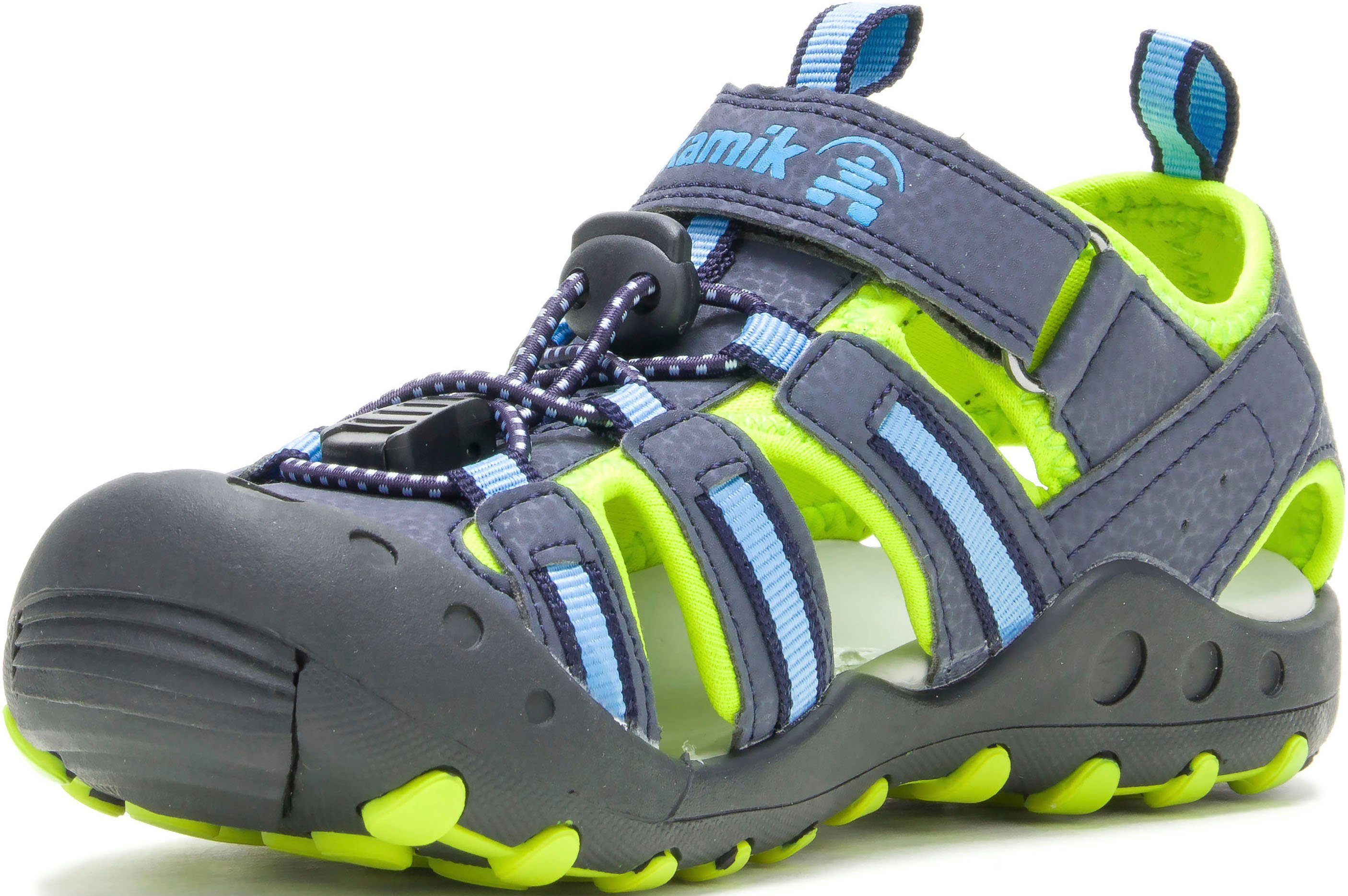 Kamik CRAB Outdoorsandale blau-lime | 