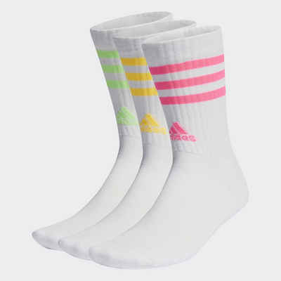 adidas Performance Функциональные носки 3STREIFEN CUSHIONED CREW SOCKEN, 3 PAAR (3-Paar)