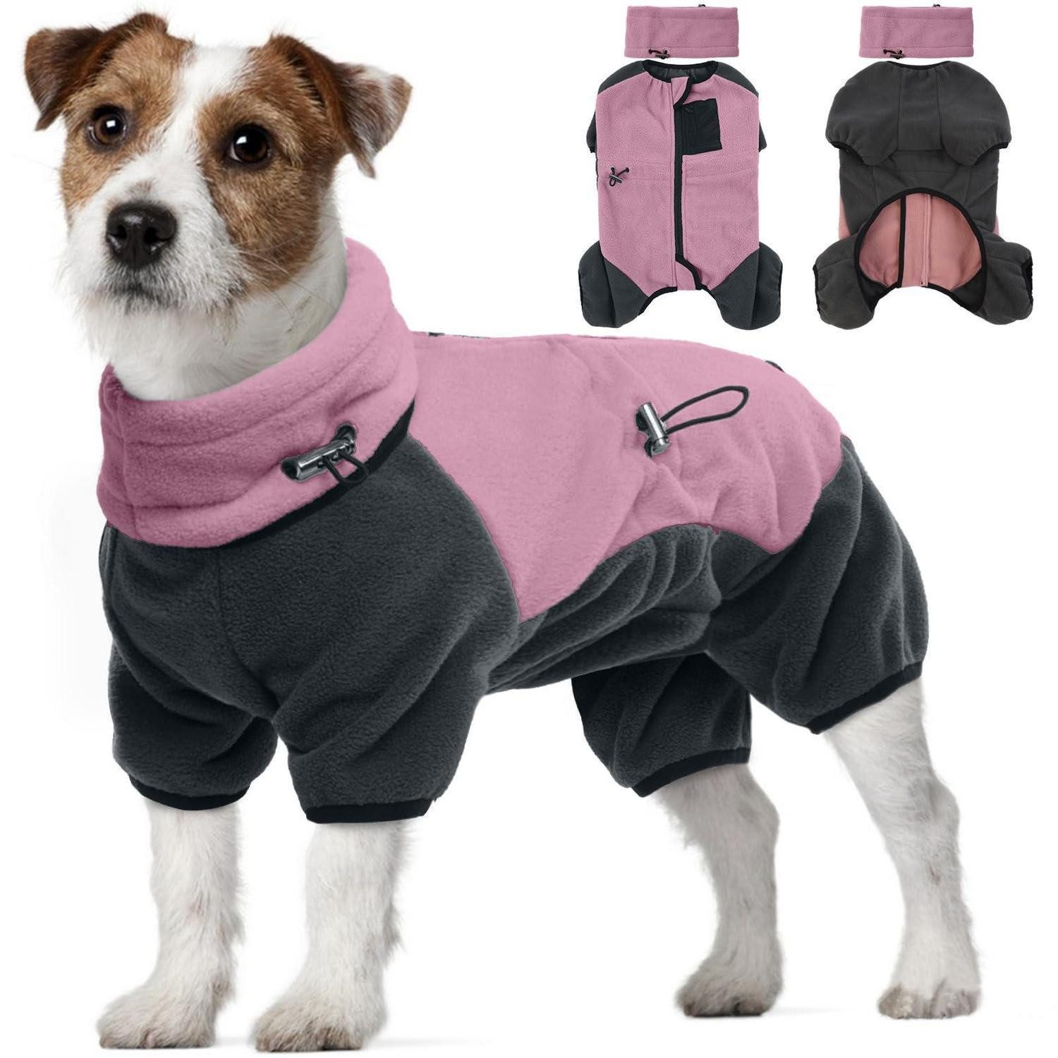 LuxusKollektion Hundemantel Hundemantel Fleece Rosa M