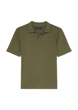 Marc O'Polo Poloshirt aus Bio-Baumwolle und Leinen