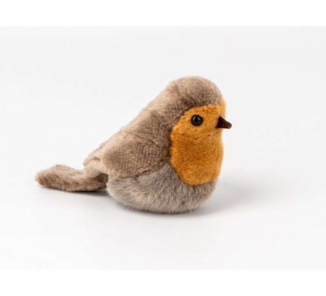 Kösen Kuscheltier Kösen Rotkehlchen 17 cm Vogel Stofftier