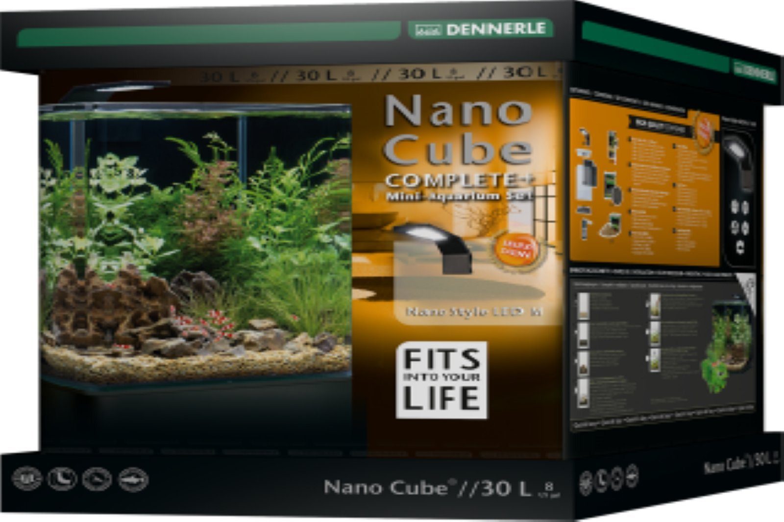 Dennerle Nano Cube 30l Complete Plus Led