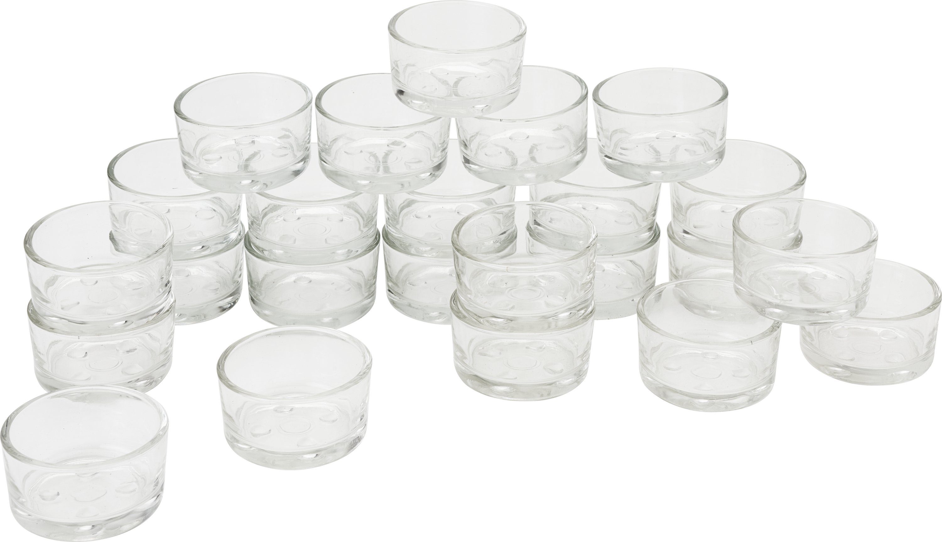 VBS XXL Teelichthalter, 24 Stück, flach, 4,5 cm x 2,5 cm günstig online kaufen