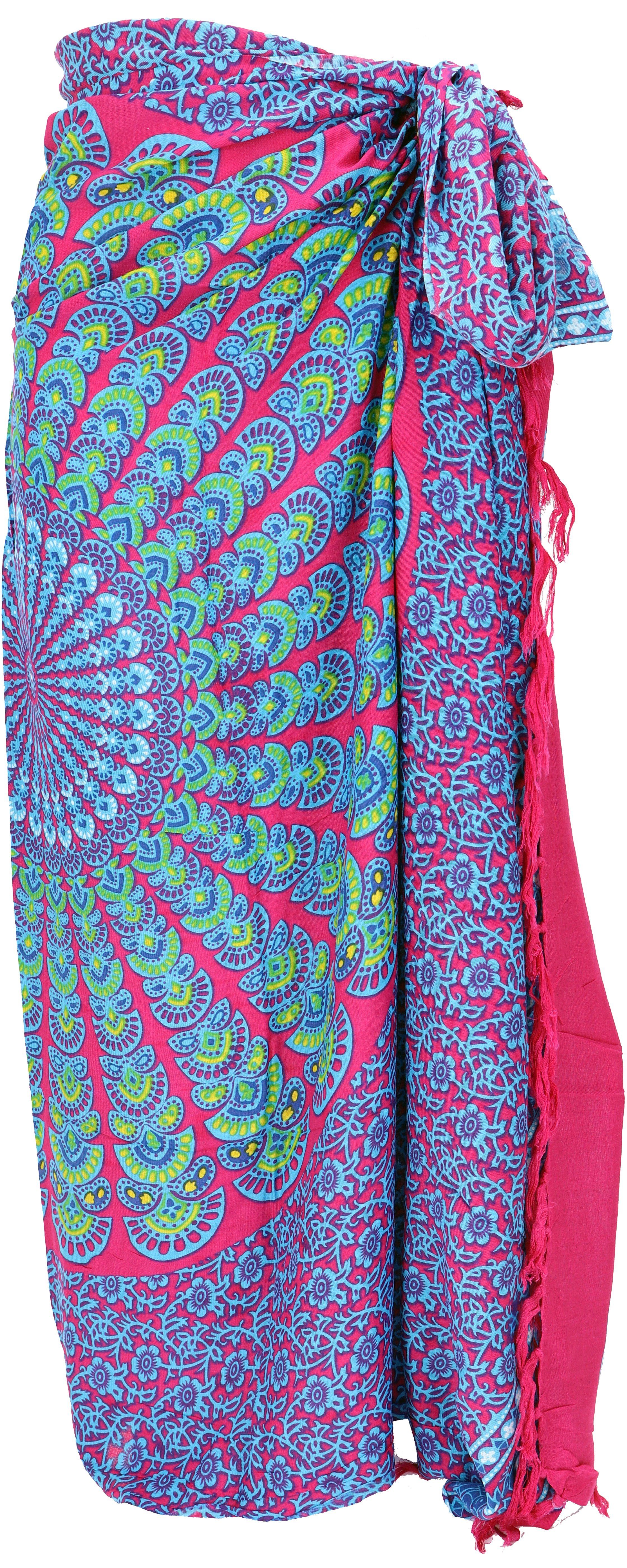 Guru-Shop Sarong Bali Sarong, Wandtuch, Wickelrock, Mandala..