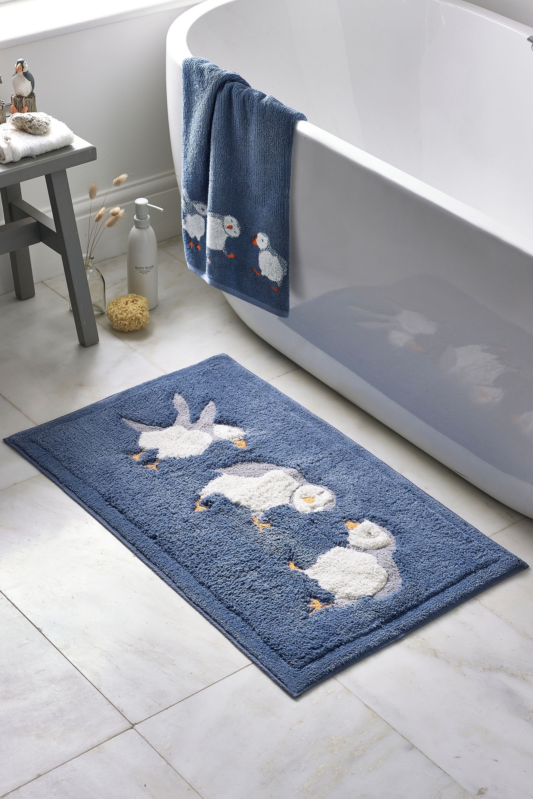 Next Badematte Badematte mit Papageientaucher, Höhe günstig online kaufen