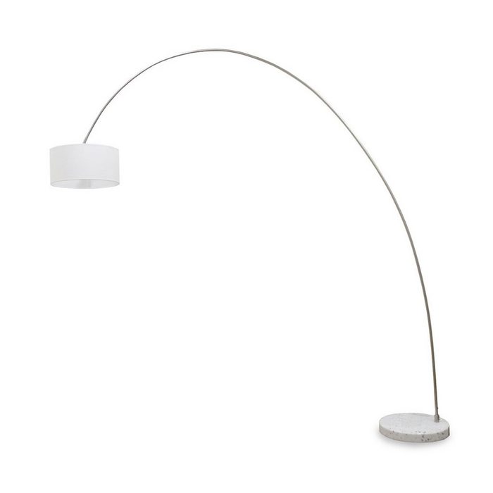 Kiom Stehlampe Bogenleuchte Elegant Arc white 220 cm E27 dimmbar mit Fußdimmer Leuchtmittel nicht inklusive Leuchtmittel abhängig