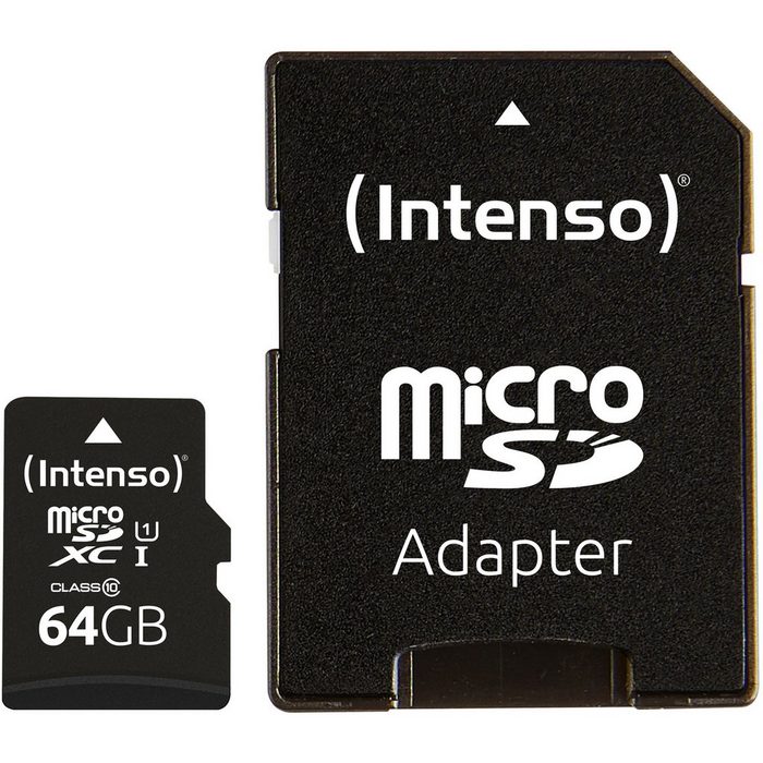 Intenso Premium 64 GB microSDXC UHS-I U1 Class 10 Speicherkarte