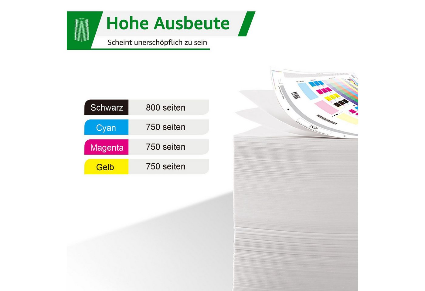 Thumbnail - Greensky für HP 364XL 364 XL Officejet 4620 4622 DeskJet 3070a Tintenpatrone (4-tlg)