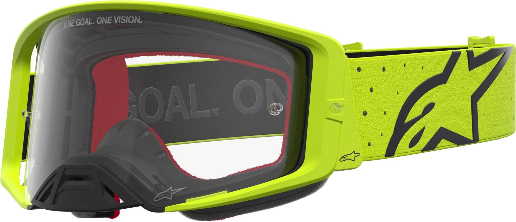 Alpinestars Motorradbrille Supertech Vesta Motocross Brille, Mit Band