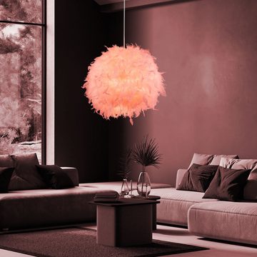 Globo LED Pendelleuchte, Leuchtmittel inklusive, Warmweiß, Farbwechsel, Pendel Decken Feder Lampe Fernbedienung Wohn Zimmer Hänge
