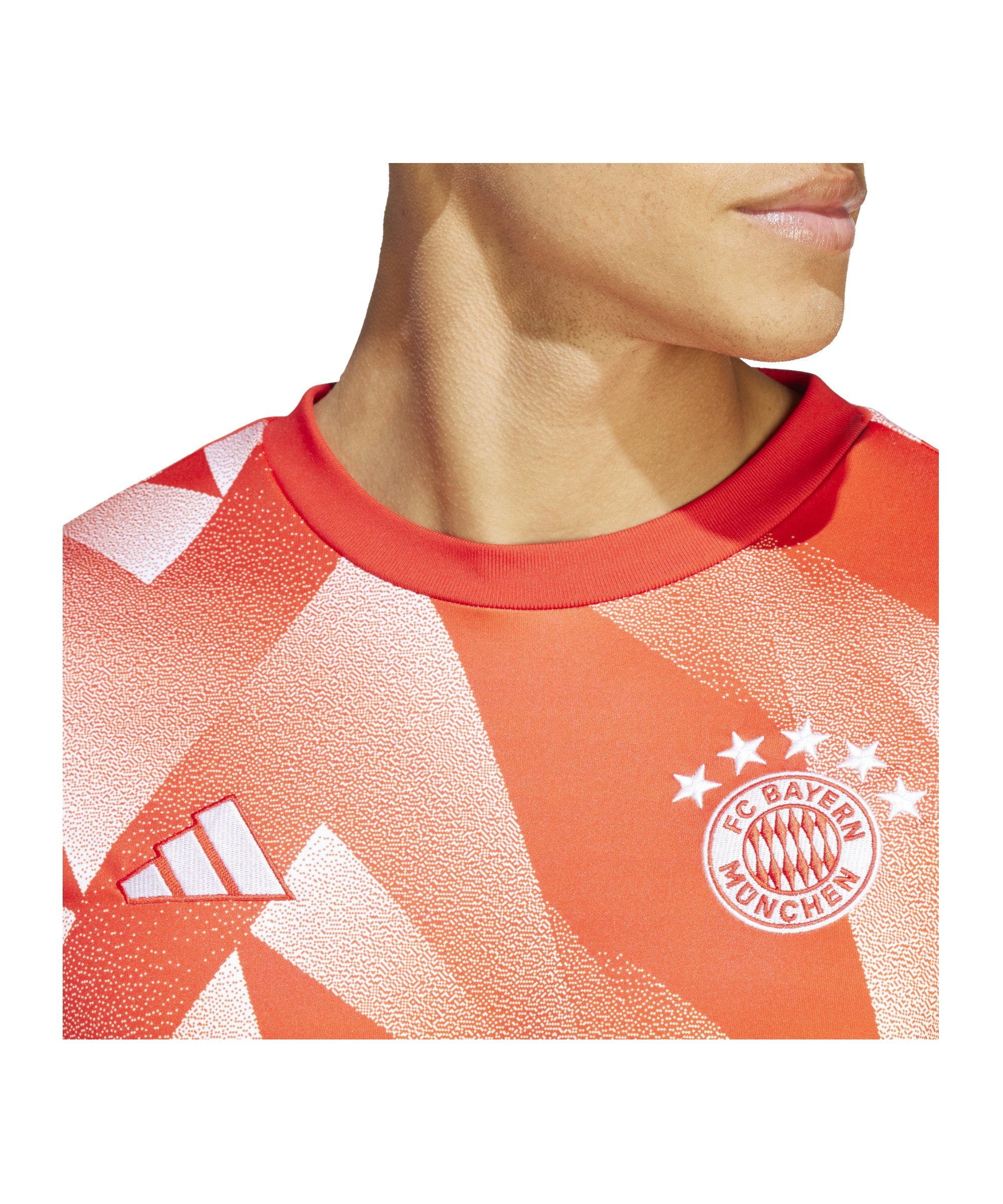 Prematch Bayern München Sweatshirt Warmtop 2023/2024 FC adidas Performance