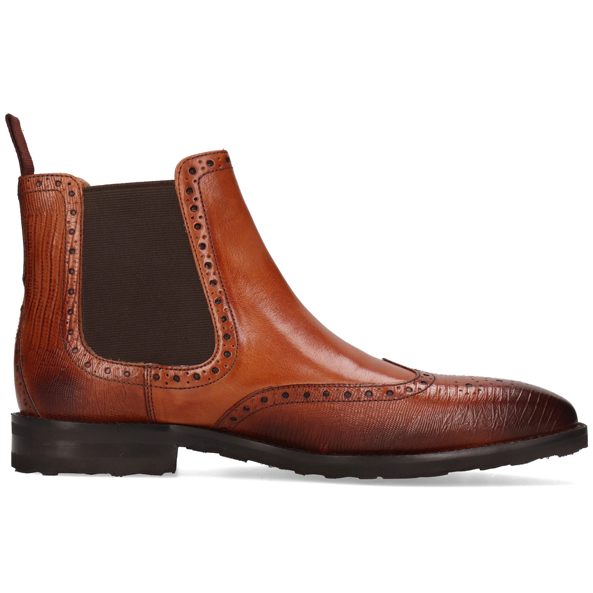 Melvin & Hamilton Flynn 2 Leder-Stiefeletten für Herren Stiefelette Flache Absätze, Echtes Leder, Vegetabile Gerbung
