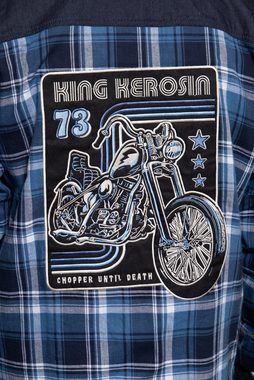 KingKerosin Langarmhemd Chopper ´till Death hochwertige Stickereien