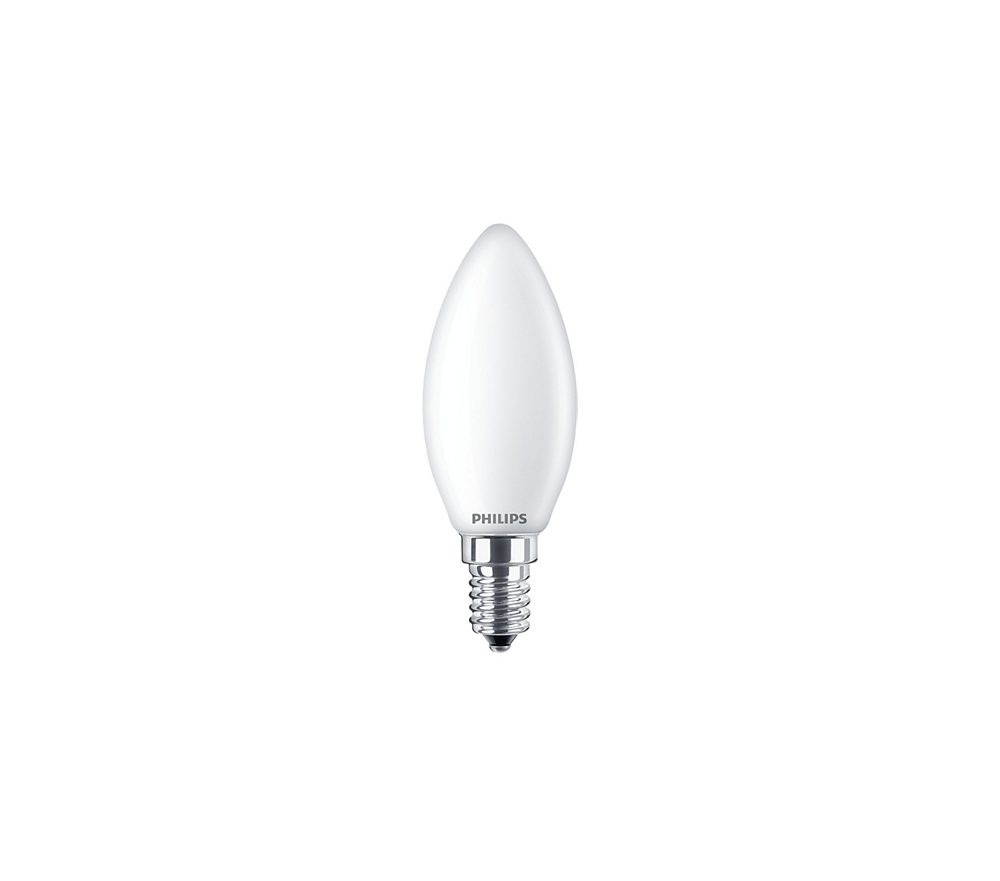 Philips LED-Leuchtmittel Philips LED E14 B35 Kerze 4,5W = 40W 470lm 230V Warmweiß 2700K DIMMBAR, E14, Warmweiß, dimmbar