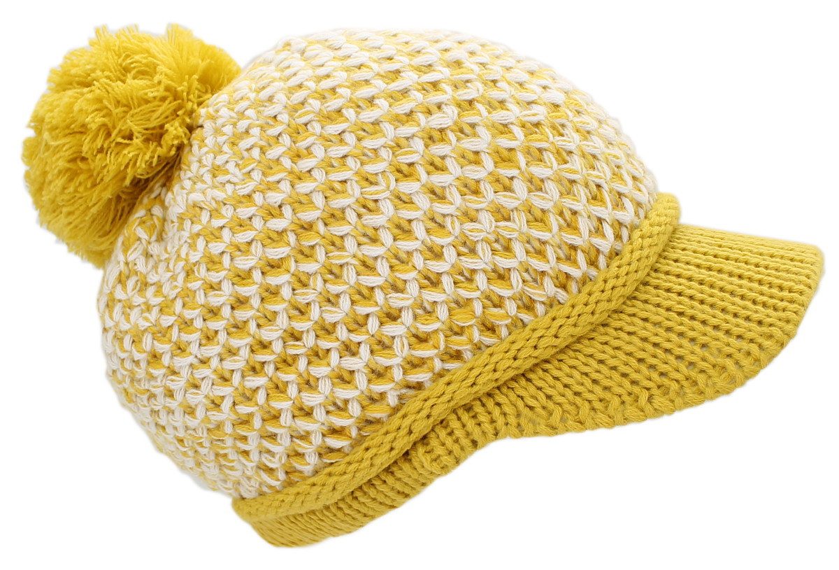 dy_mode Schirmmütze Damen Strickmütze Bunt Gestrickte günstig online kaufen