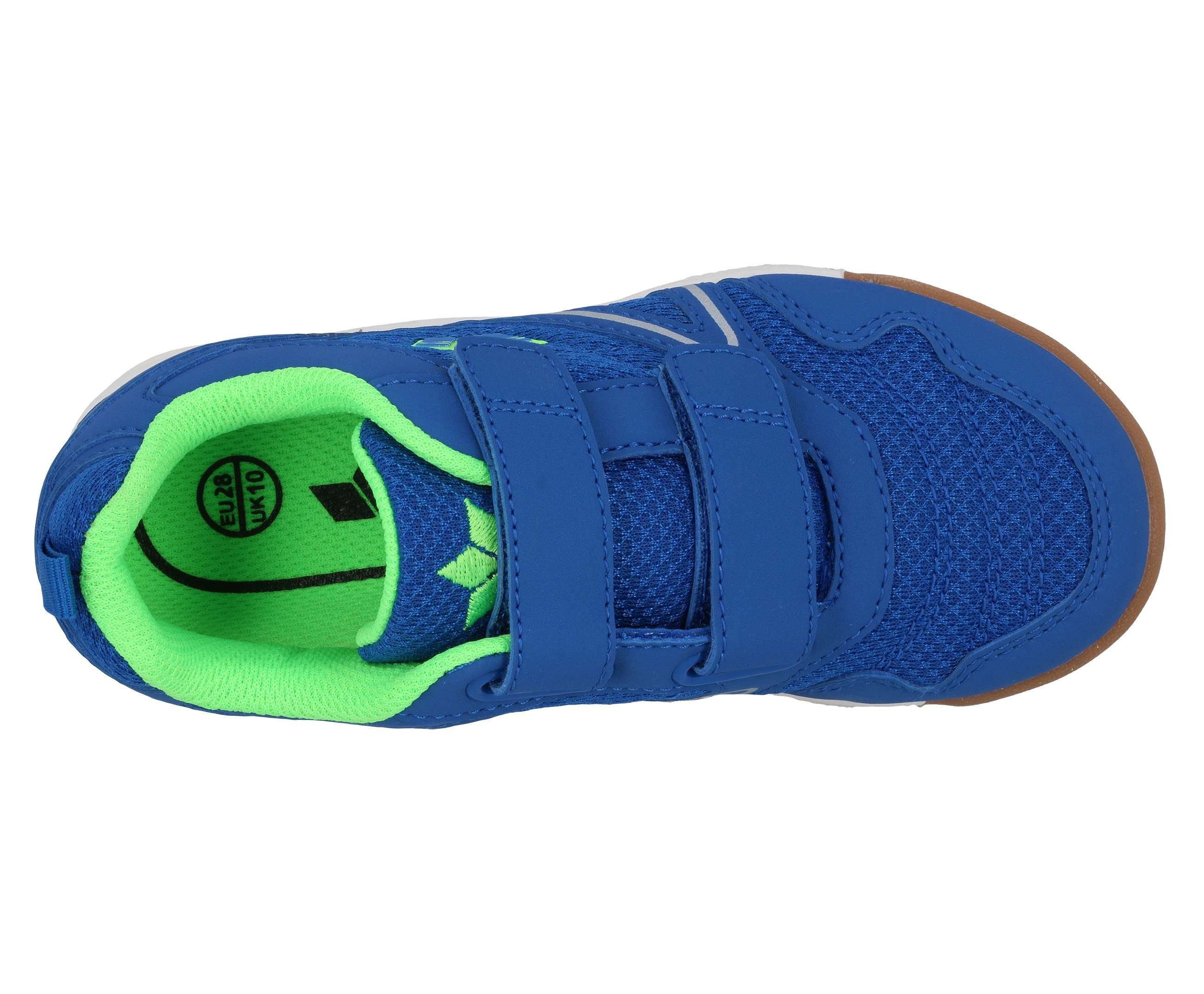 Lico Sportschuh V blau/lemon Boulder Hallenschuh