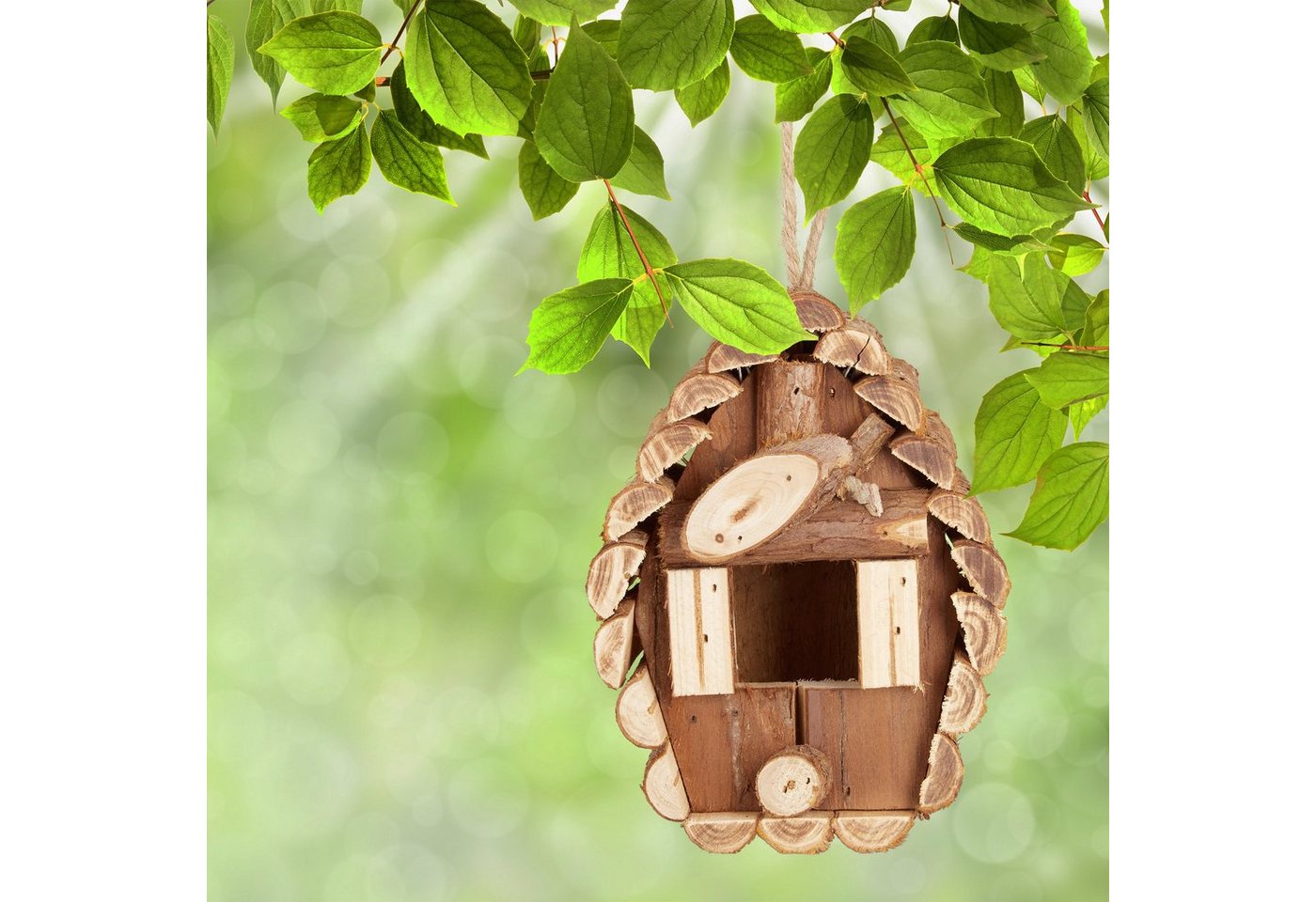 Thumbnail - relaxdays Vogelhaus Mini Vogelhaus Holz