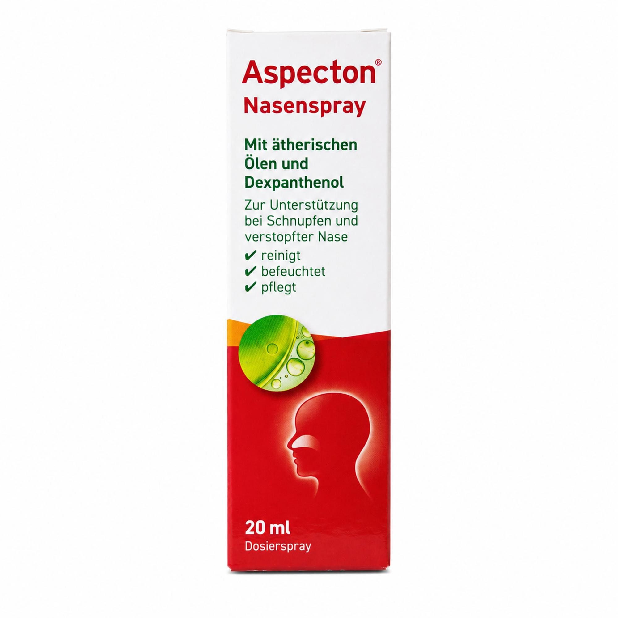 HERMES Arzneimittel GmbH Nasendusche ASPECTON Nasenspray entspricht 1,5% Kochsalz-Lsg. 20ml