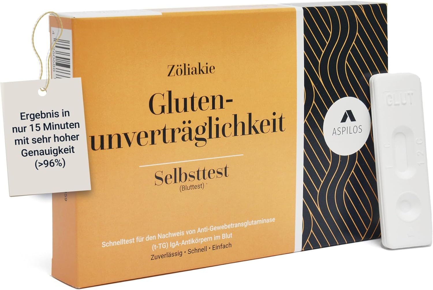 Hämoglobin-Schnelltest Glutenunverträglichkeit Selbsttest für Zuhause in 15 Minuten