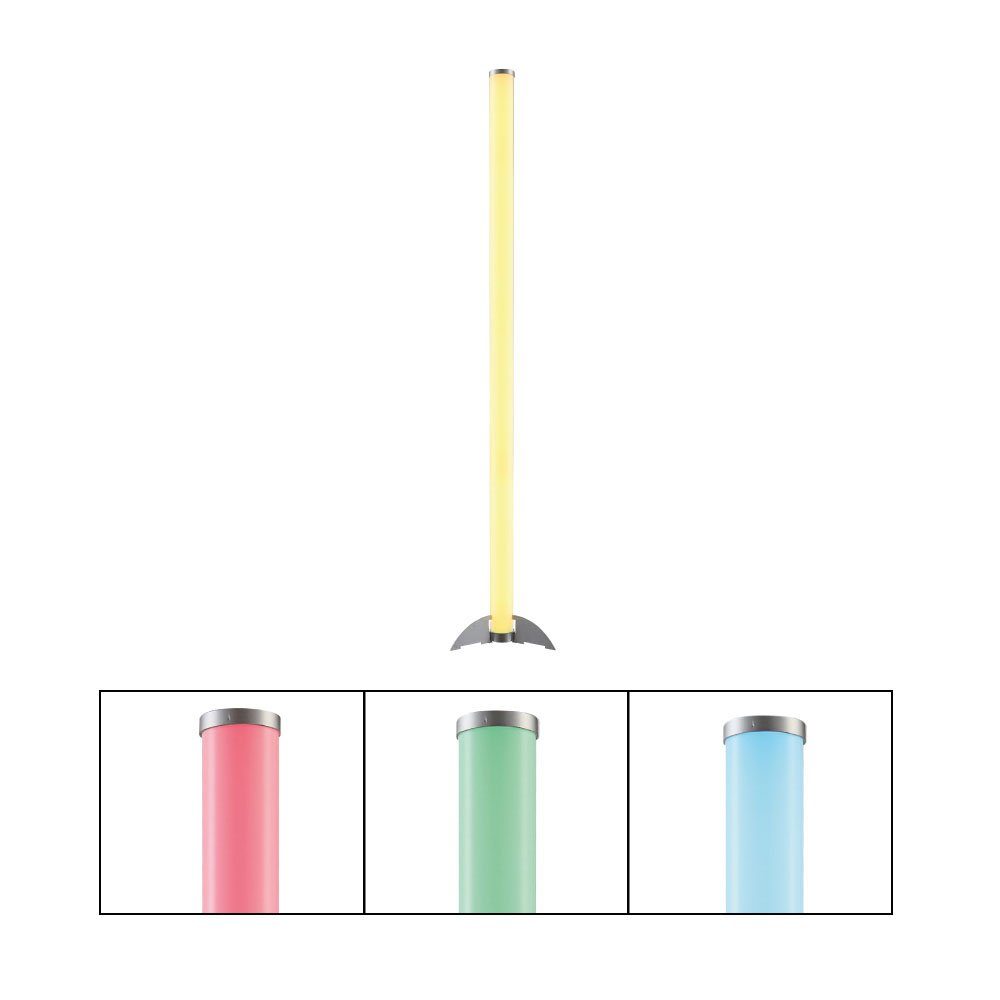 etc-shop LED Stehlampe, LED-Leuchtmittel fest LED Steh Stand Leuchte Farbwechsel, verbaut, RGB dimmbar Fernbedienung Wohn Lampe