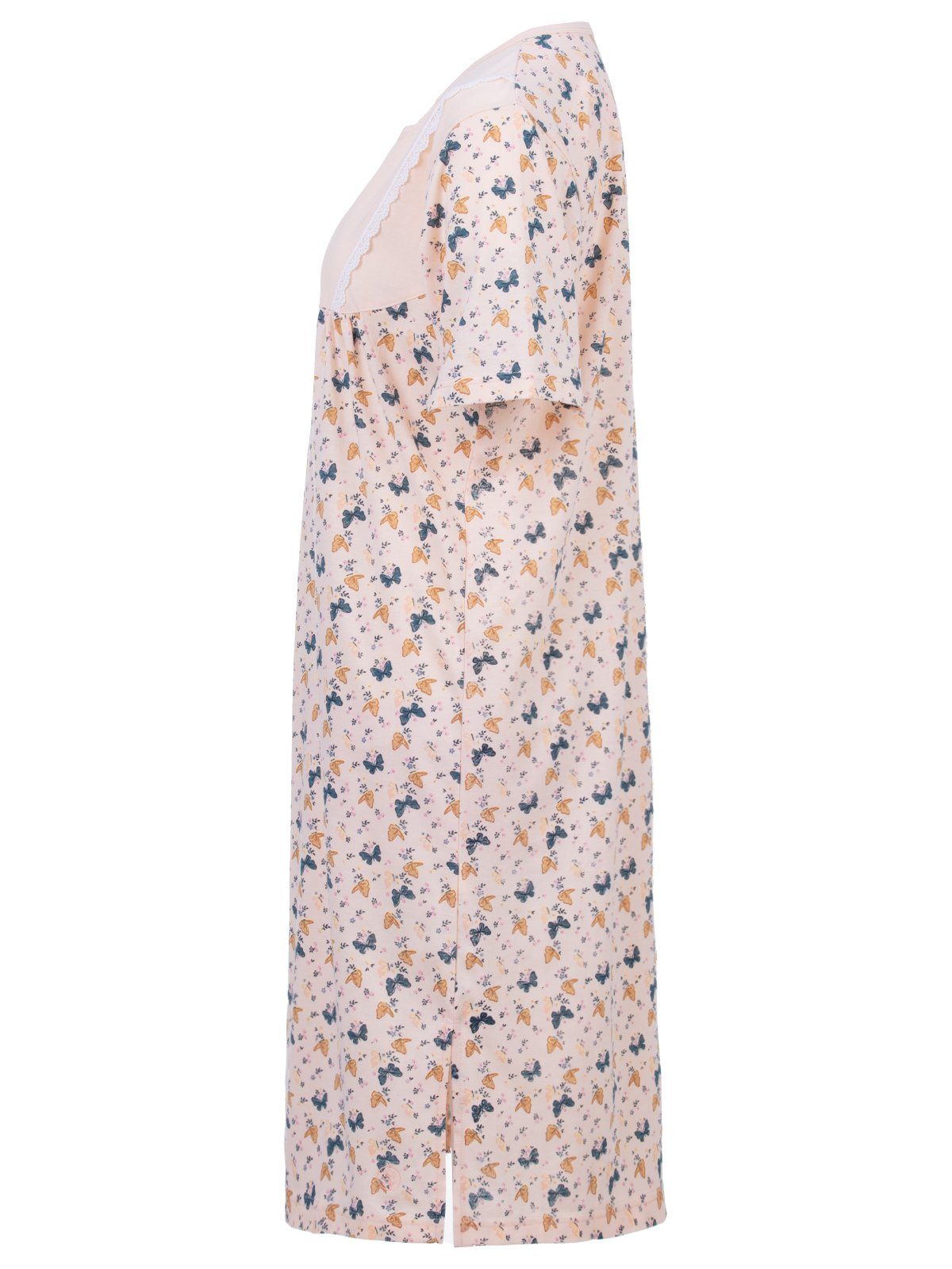 zeitlos Nachthemd Nachthemd Kurzarm - Butterfly