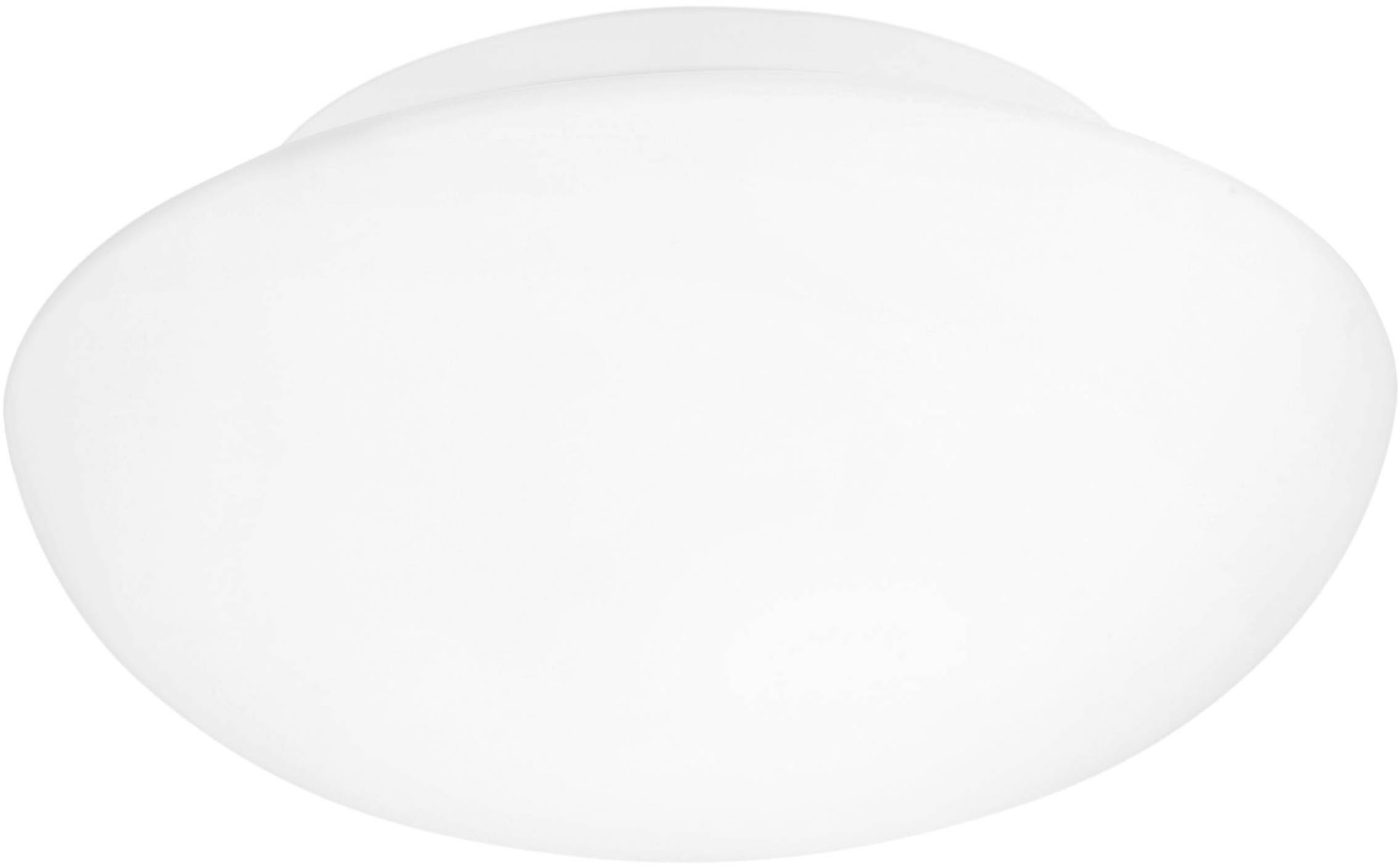EGLO Deckenleuchte Ella Deckenlampe, Wandleuchte aus Stahl und Glas, Küchenlampe, E27, ohne Leuchtmittel, Ø 35 cm, Wandlampe, Deckenleuchte, Wohnzimmerlampe, E27 Fassung