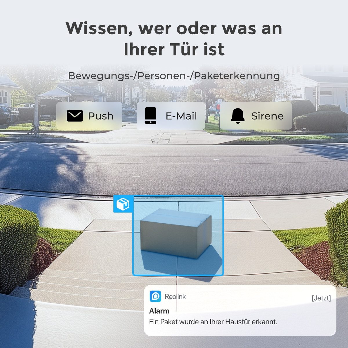 Reolink Smart Home Türklingel Kamera WLAN 2K+ Video Türsprechanlage doorbell (Außenbereich, 5MP,Dualband WiFi,Personenerkennung,Arbeitet mit Reolink NVR,mit Chi – Bild 4 von 5