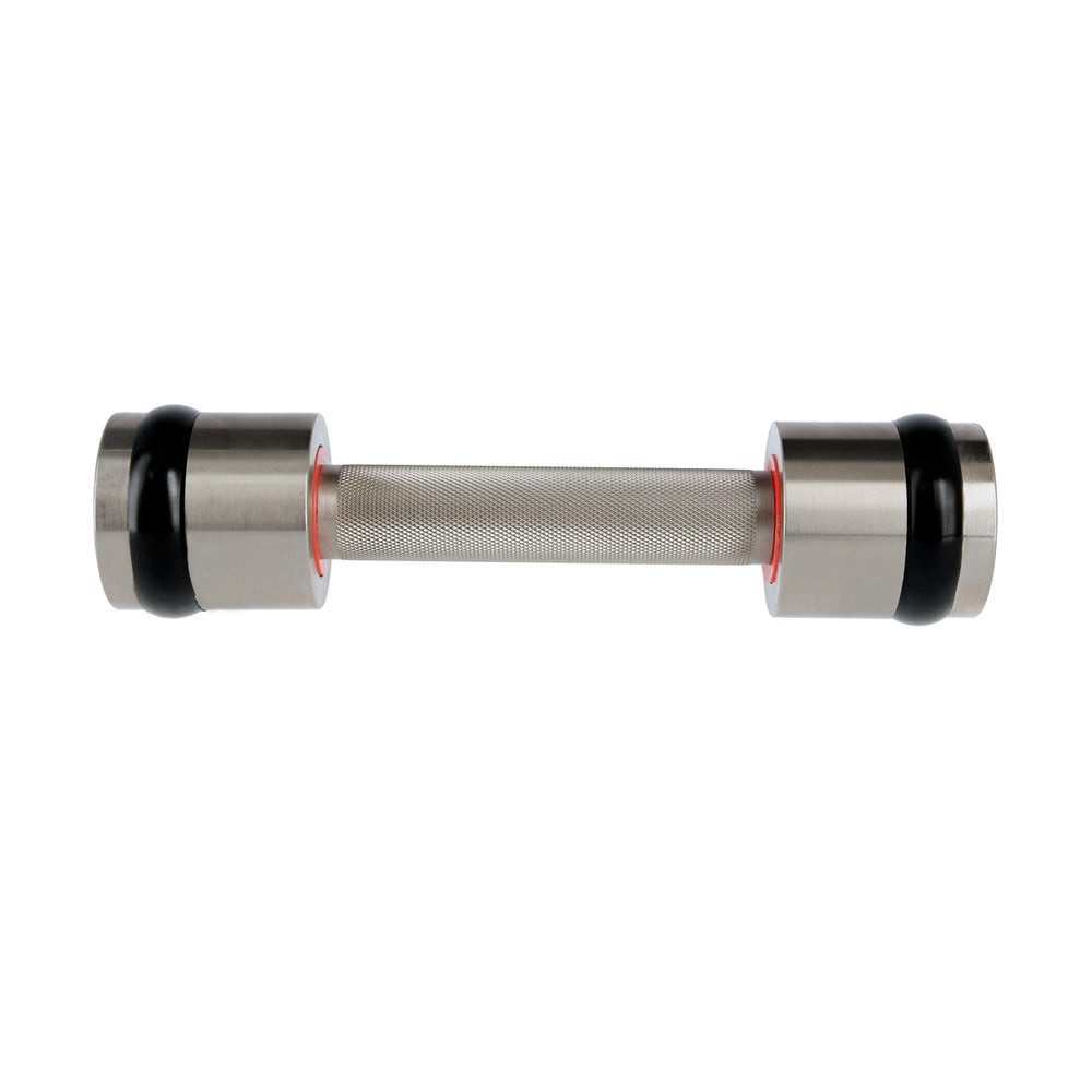 HMS Premium Kurzhantel verchromte Hantel, (Set, 2 x 4 KG), sicheren Halt und verhindert Abrutschen während des Trainings