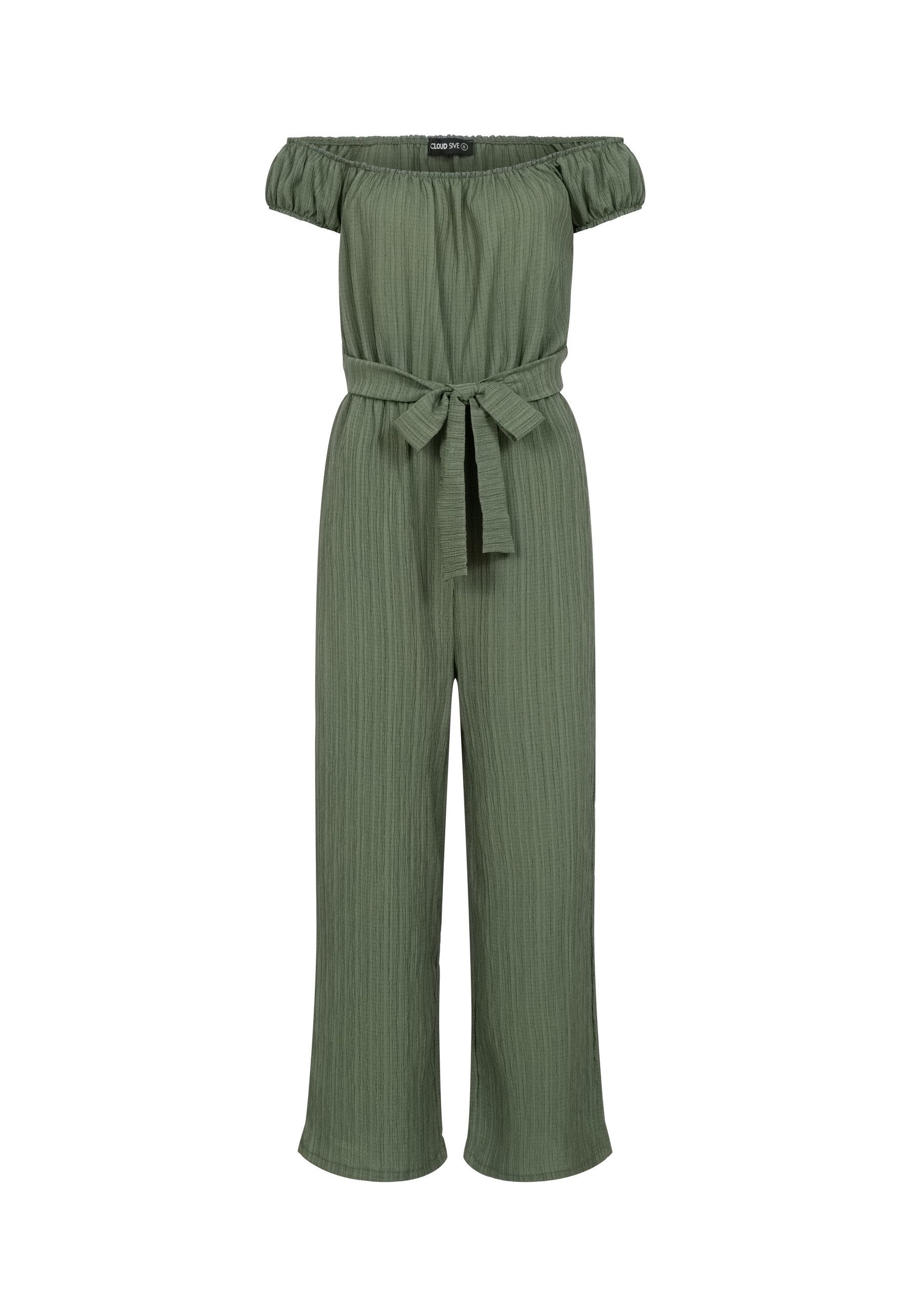 CLOUD 5IVE Jumpsuit CLOUD 5IVE Offshoulder Maxi Jumpsuit (1-tlg)