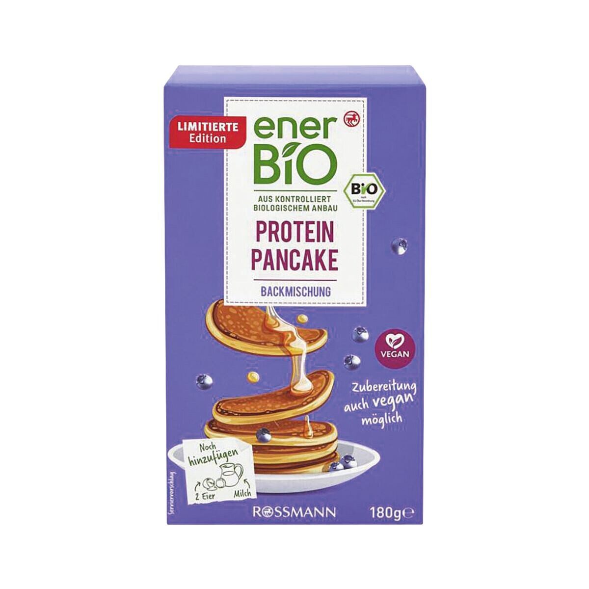 enerBIO Backmischung Protein Pancake, 180 g