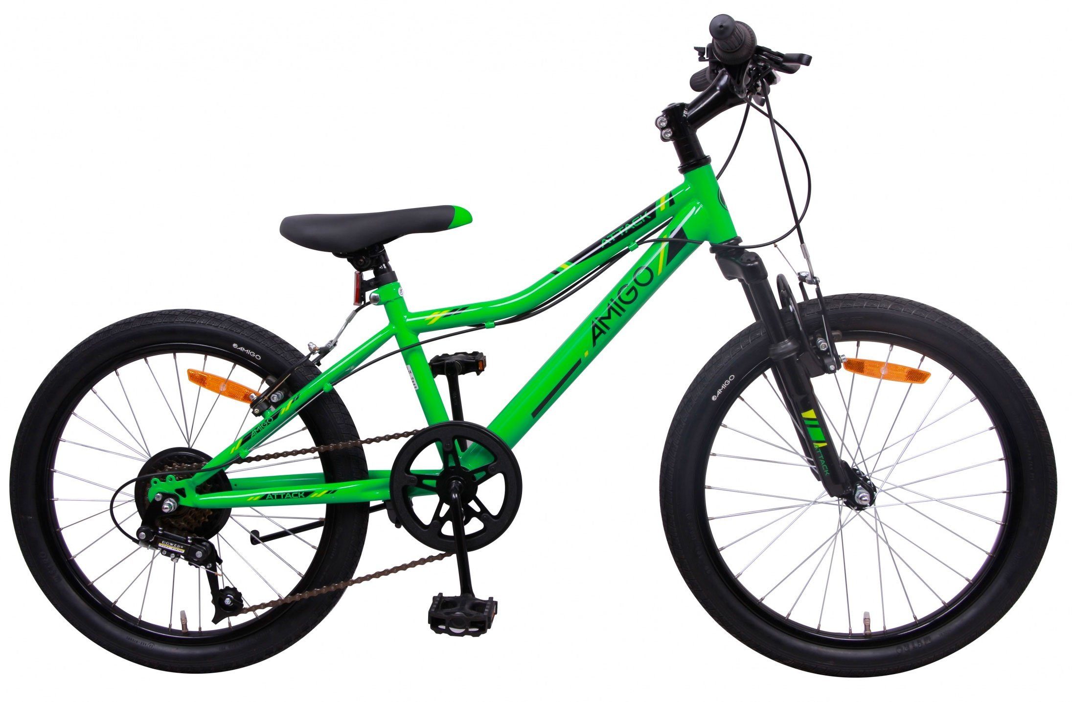 AMIGO Kinderfahrrad Mountainbike • 20 Zoll Jungen 6G Fahrrad • Felgenbremse