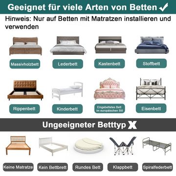 UISEBRT Bettschutzgitter Bettgitter Rausfallschutz Kinderbett