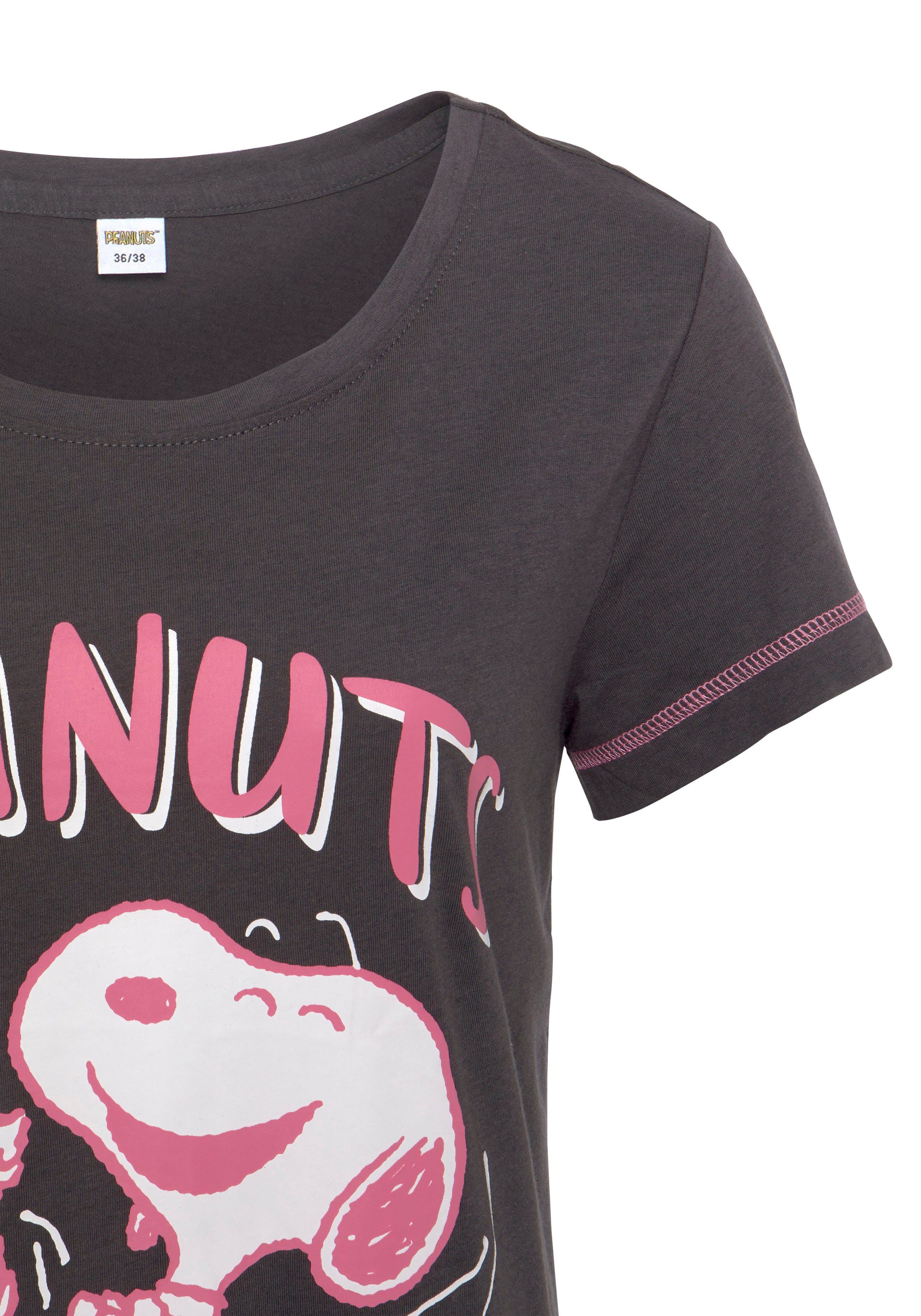 PEANUTS Nachthemd mit Snoopy Druck