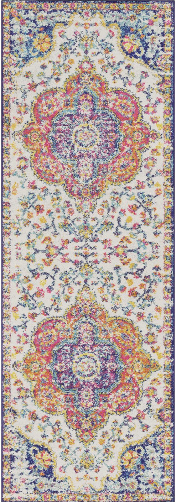 Livabliss Teppich RABAT, rechteckig, Höhe: 8 mm, Orient-Optik, Vintage Design, Boho Stil, Kurzflor, Wohnzimmer