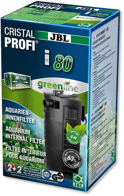 JBL GmbH & Co. KG Aquariumfilter JBL CRISTALPROFI i80 greenline Energieeffizienter Innenfilter für