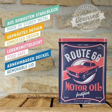Nostalgic-Art Vorratsdose Kaffeedose Blechdose - Route 66 Motor Oil