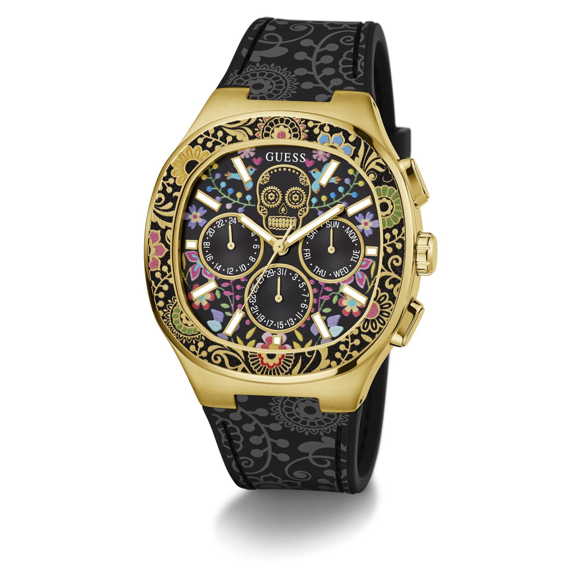 Guess Quarzuhr Day of the Dead günstig online kaufen