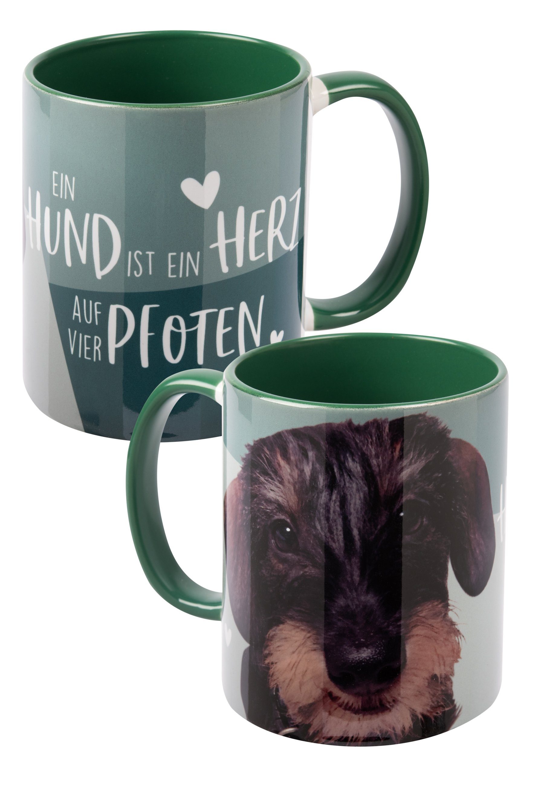 United Labels® Tasse Hunde - Dackel - Ein Hund ist ein Herz auf vier Pfoten - Mug, Keramik