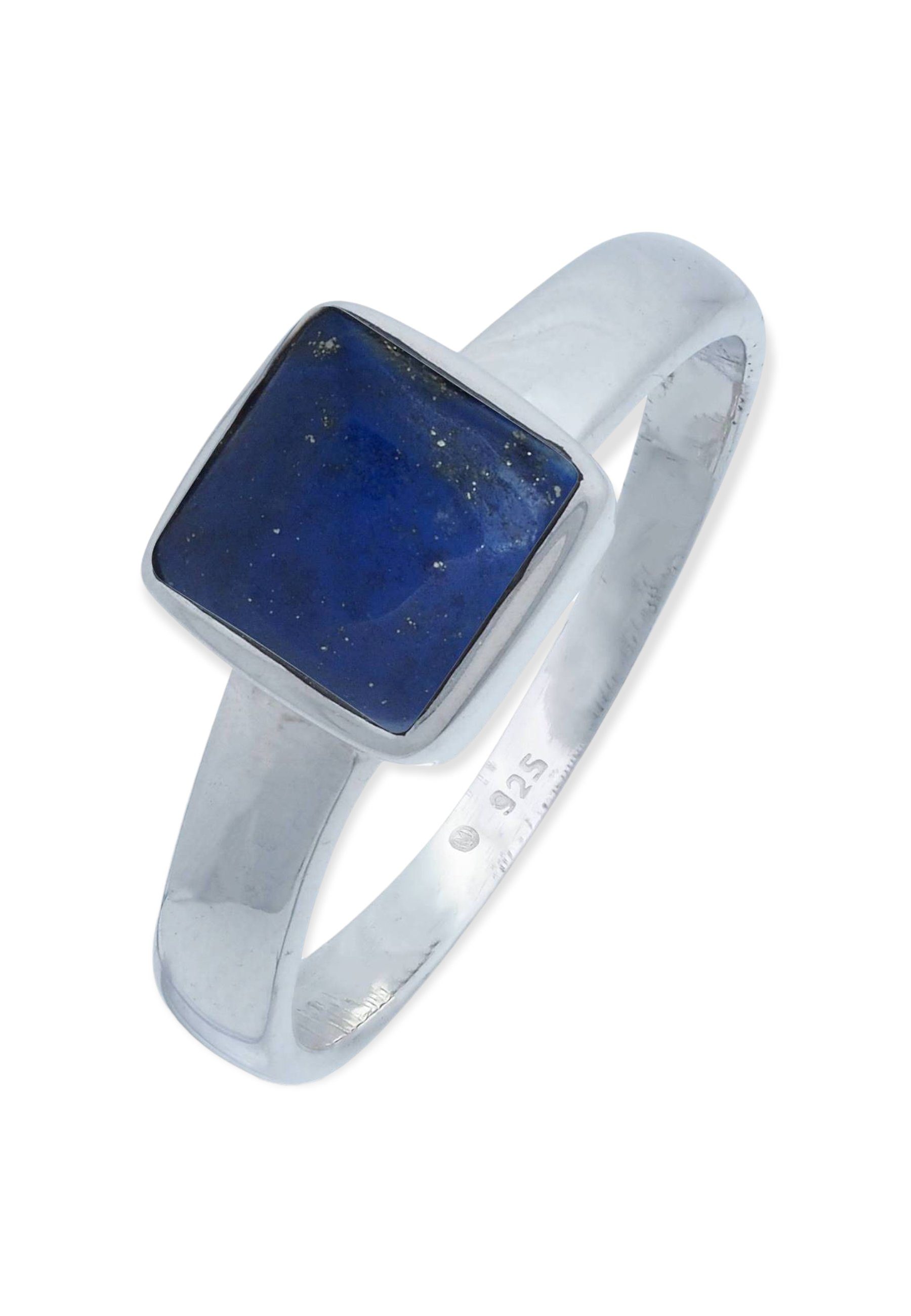 mantraroma Silberring 925er Silber mit Lapis Lazuli