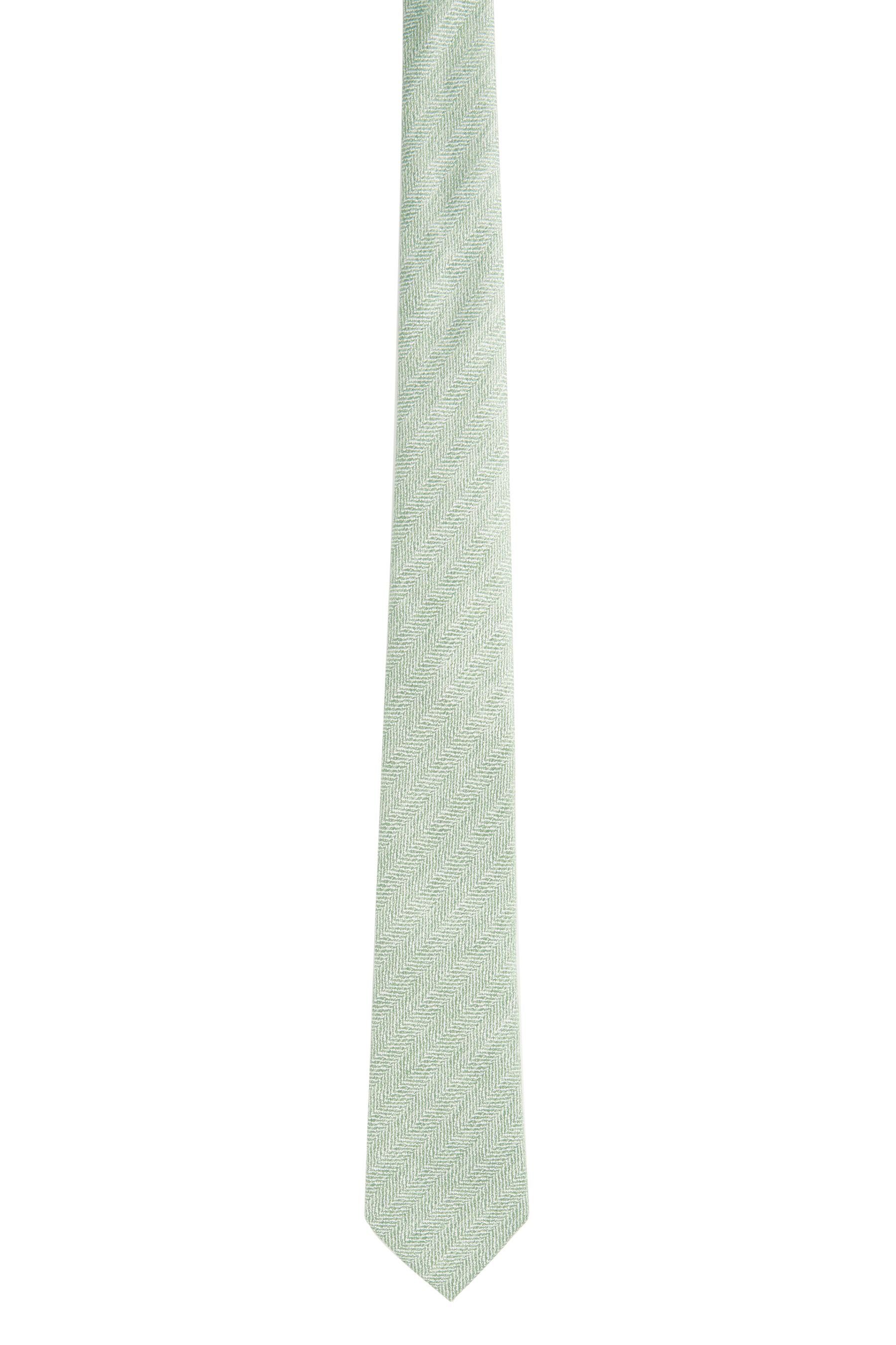 Krawatte Green Strukturierte Herringbone Next (1-St) Seidenkrawatte