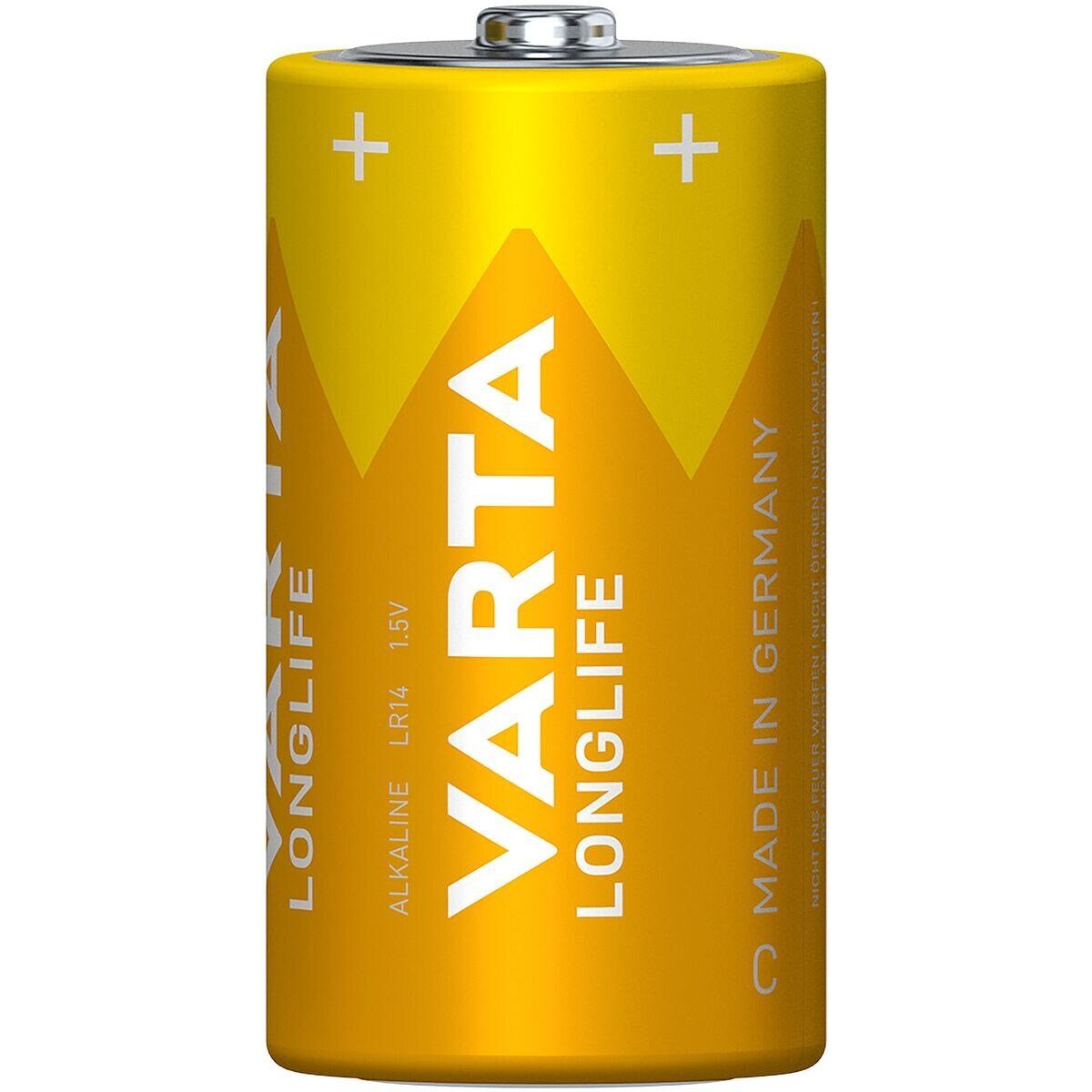 VARTA LONGLIFE Batterie, (1.5 V, 6 St), Baby / C / LR14, 1,5 V, Alkali