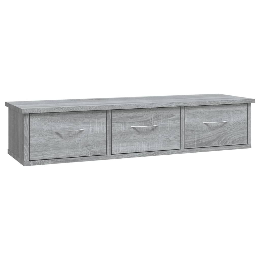 vidaXL Hängeschrank in Grau Sonoma (LxBxH: 26x88x18,5 cm)